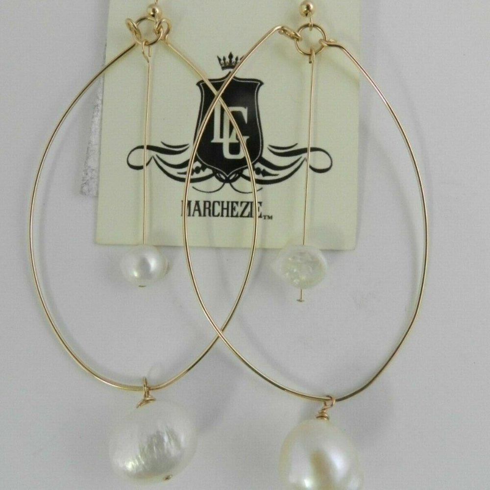 NEW LG Marchezie PEARL PENDULUMS Earrings